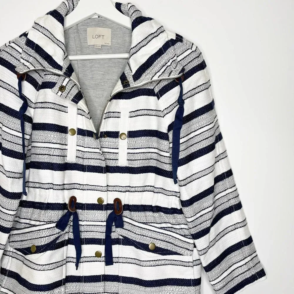 LOFT Stripe Jacket  - Picture 2 of 8